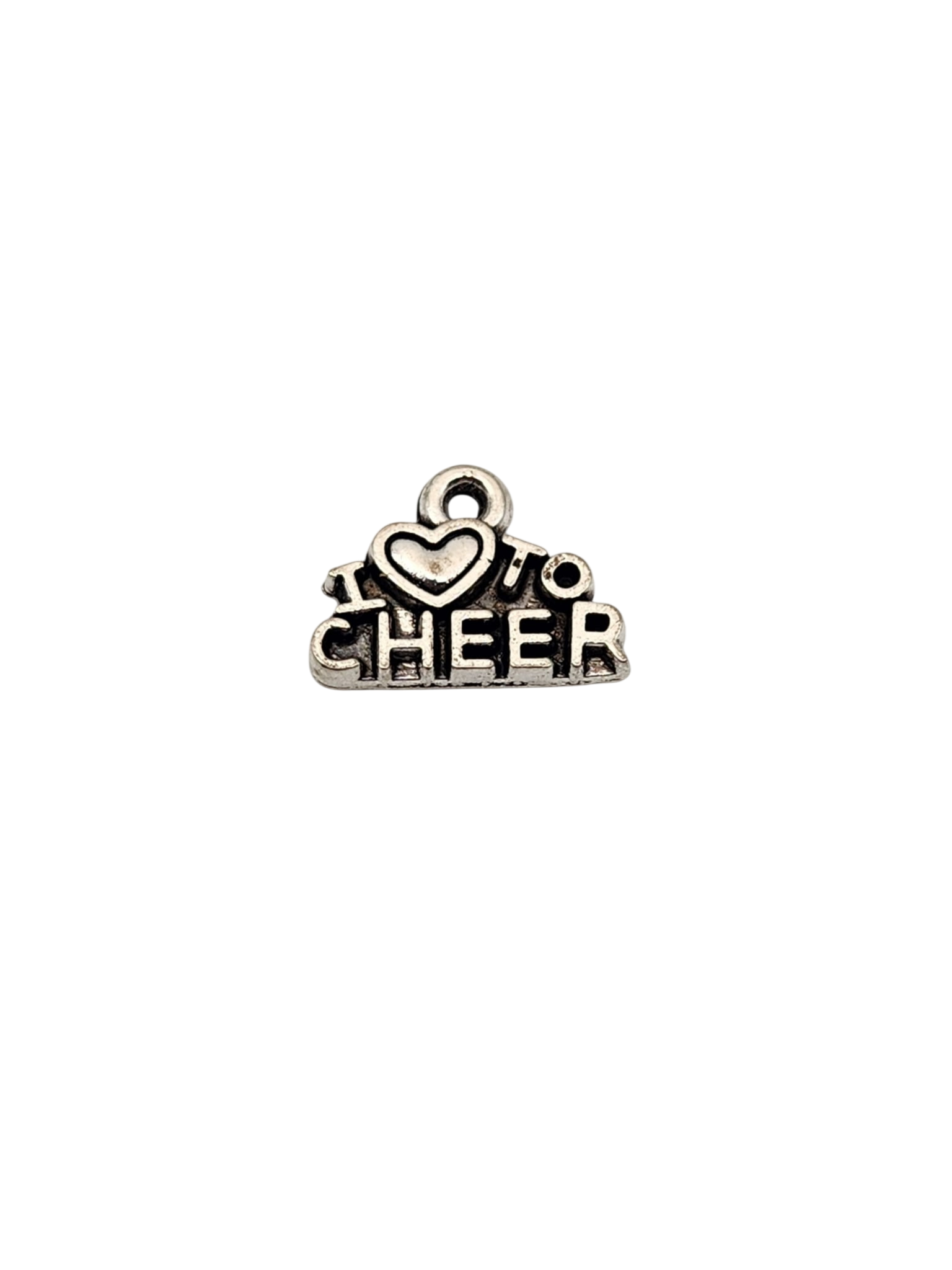 "I Love to Cheer" Charm