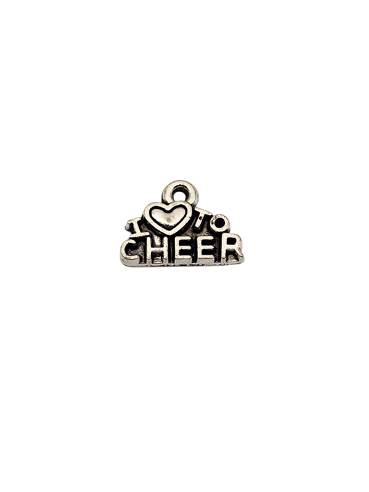 "I Love to Cheer" Charm