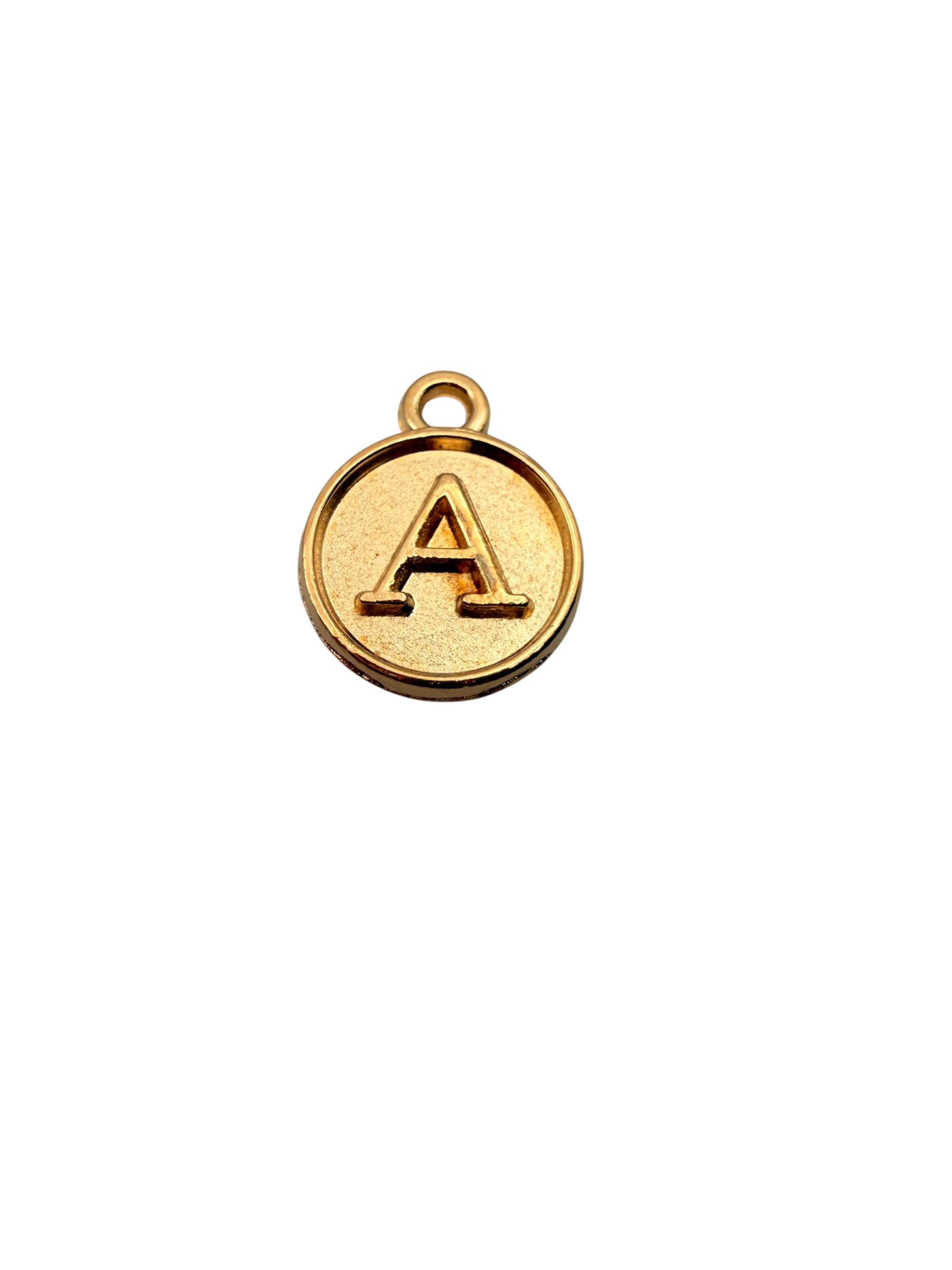Encircled Letter Charm