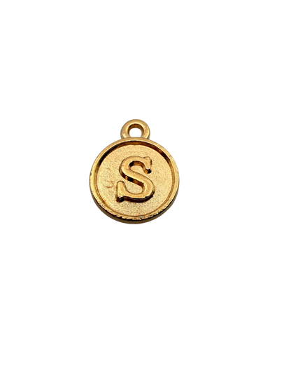 Encircled Letter Charm