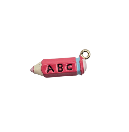 "ABC" Colored Pencil Charm