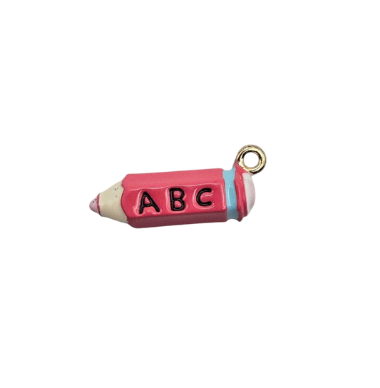 "ABC" Colored Pencil Charm
