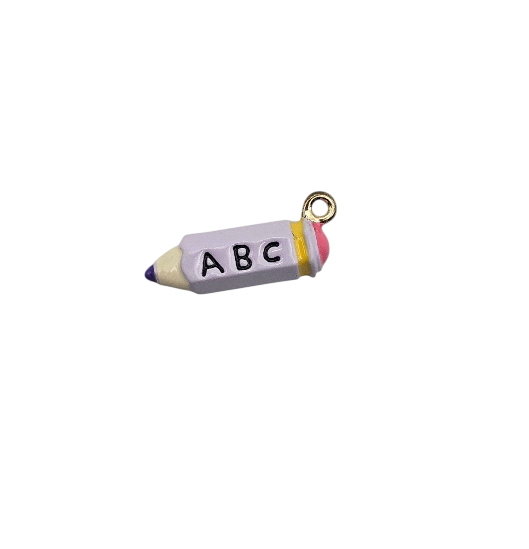 "ABC" Colored Pencil Charm