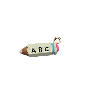 "ABC" Colored Pencil Charm