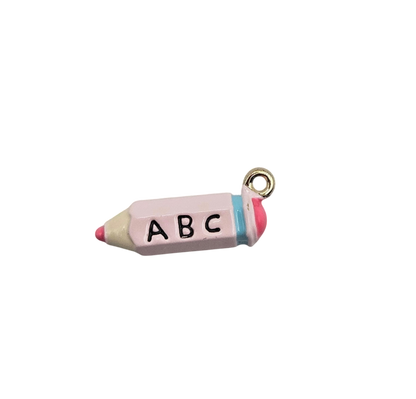 "ABC" Colored Pencil Charm