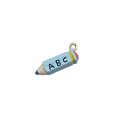 "ABC" Colored Pencil Charm