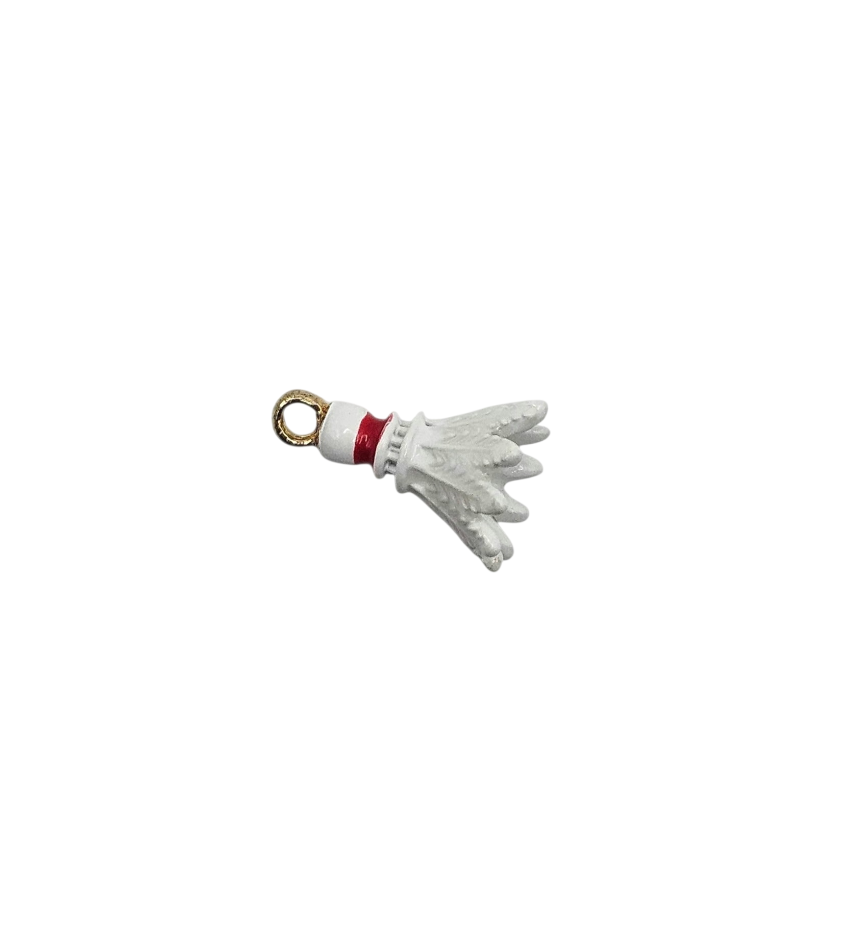 Badminton Shuttlecock Racket Pendant