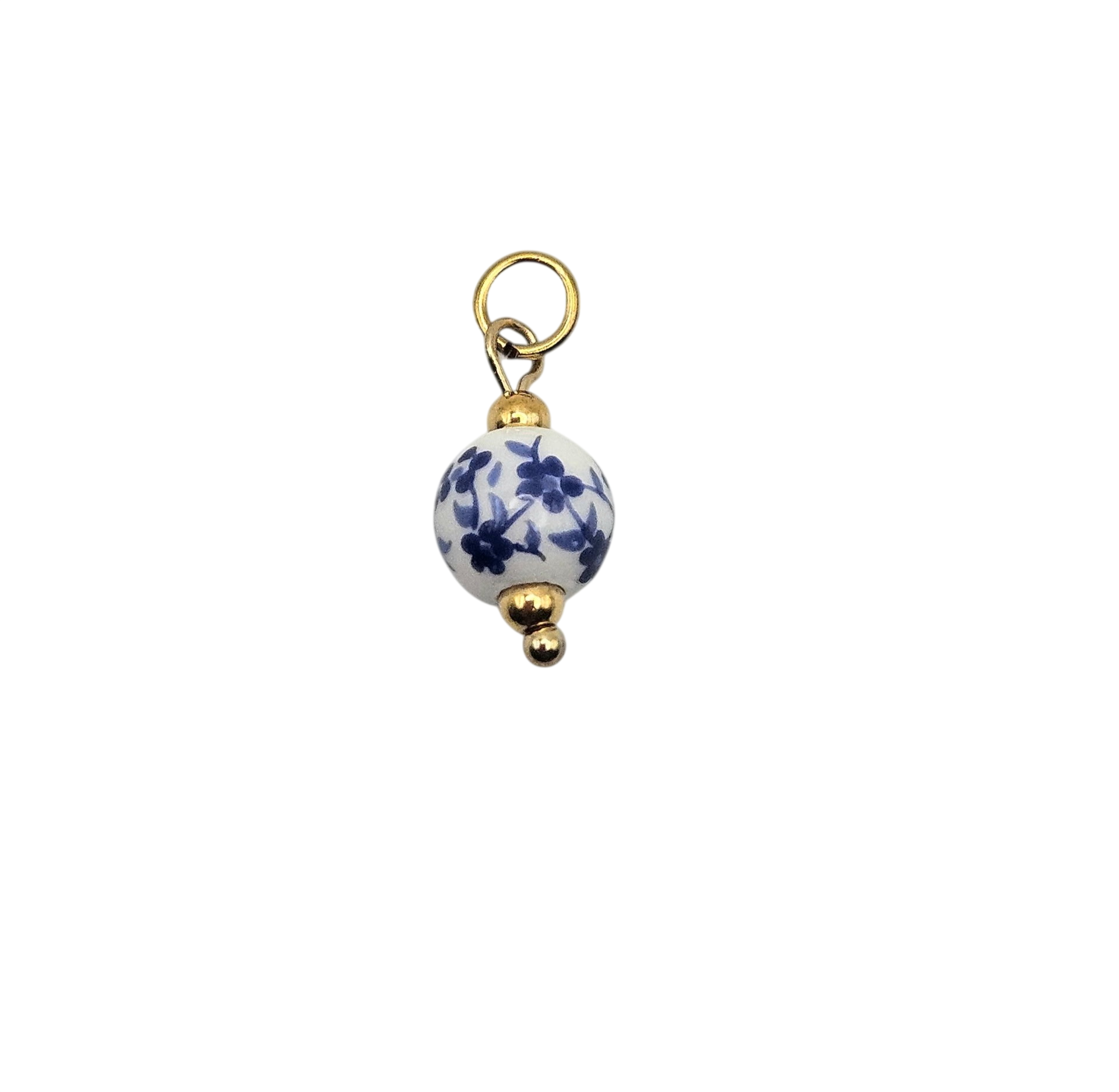 Ceramic Flower Bead Charm