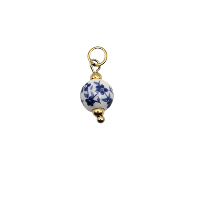 Ceramic Flower Bead Charm