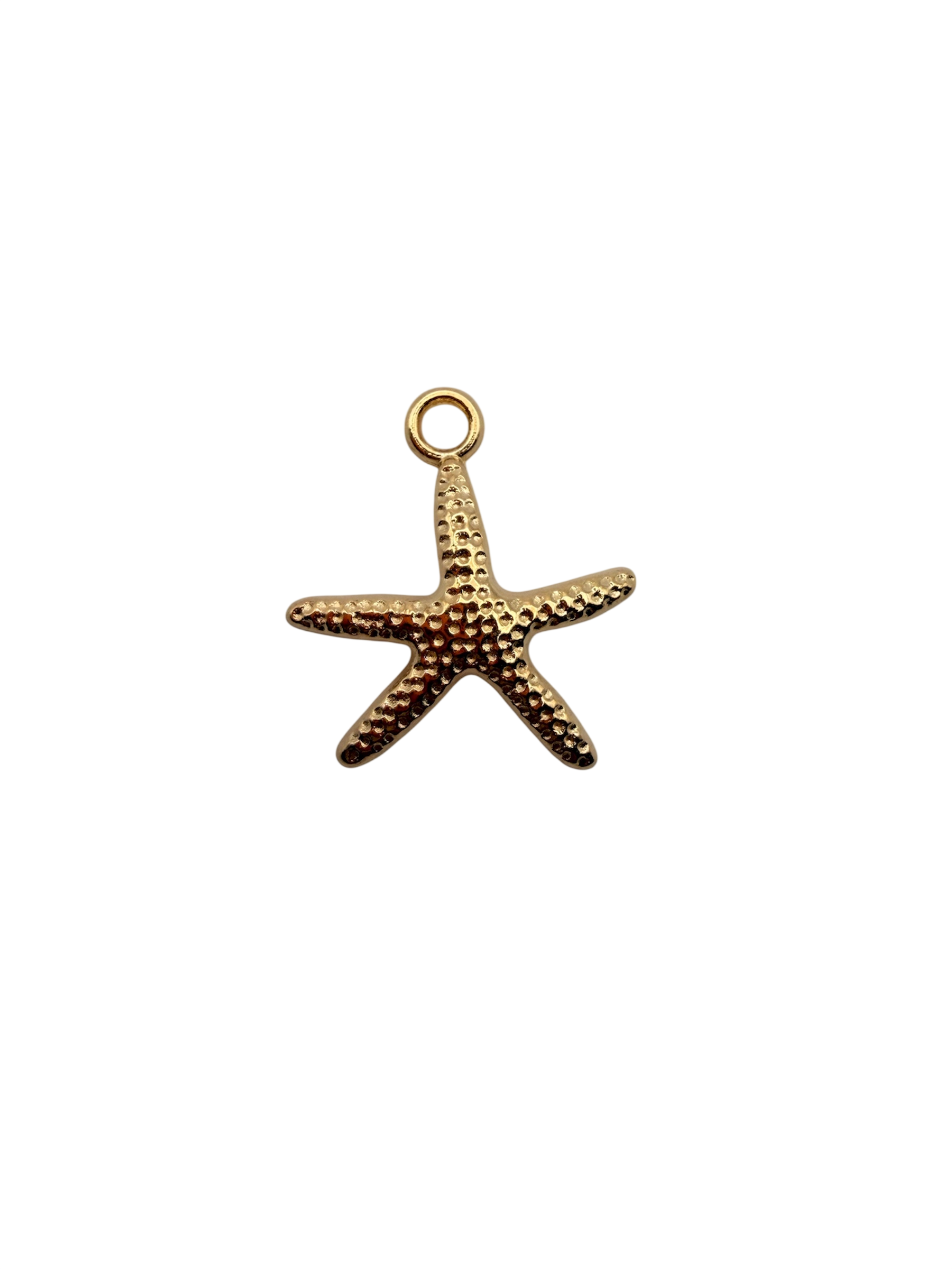Gold Starfish Charm
