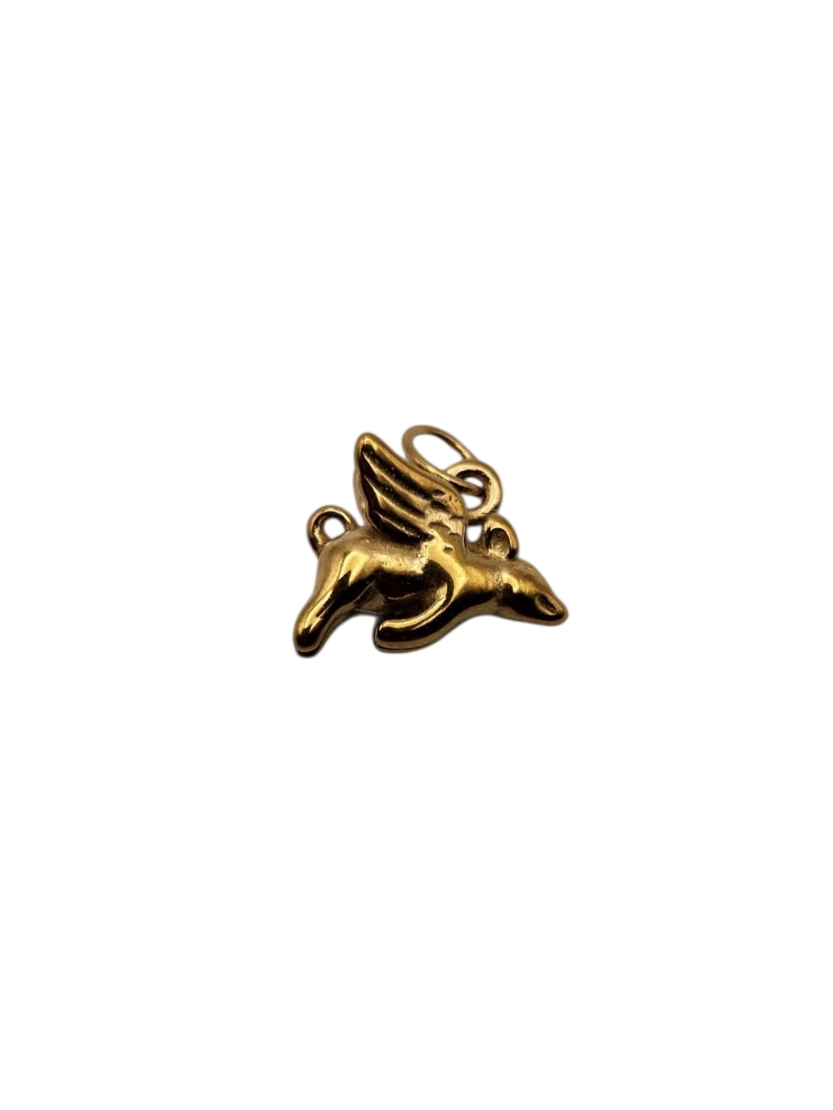 Flying Pig Charm