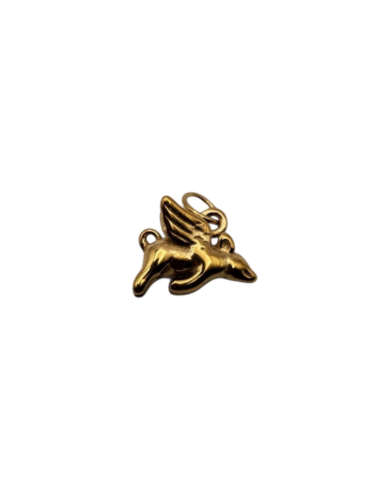 Flying Pig Charm