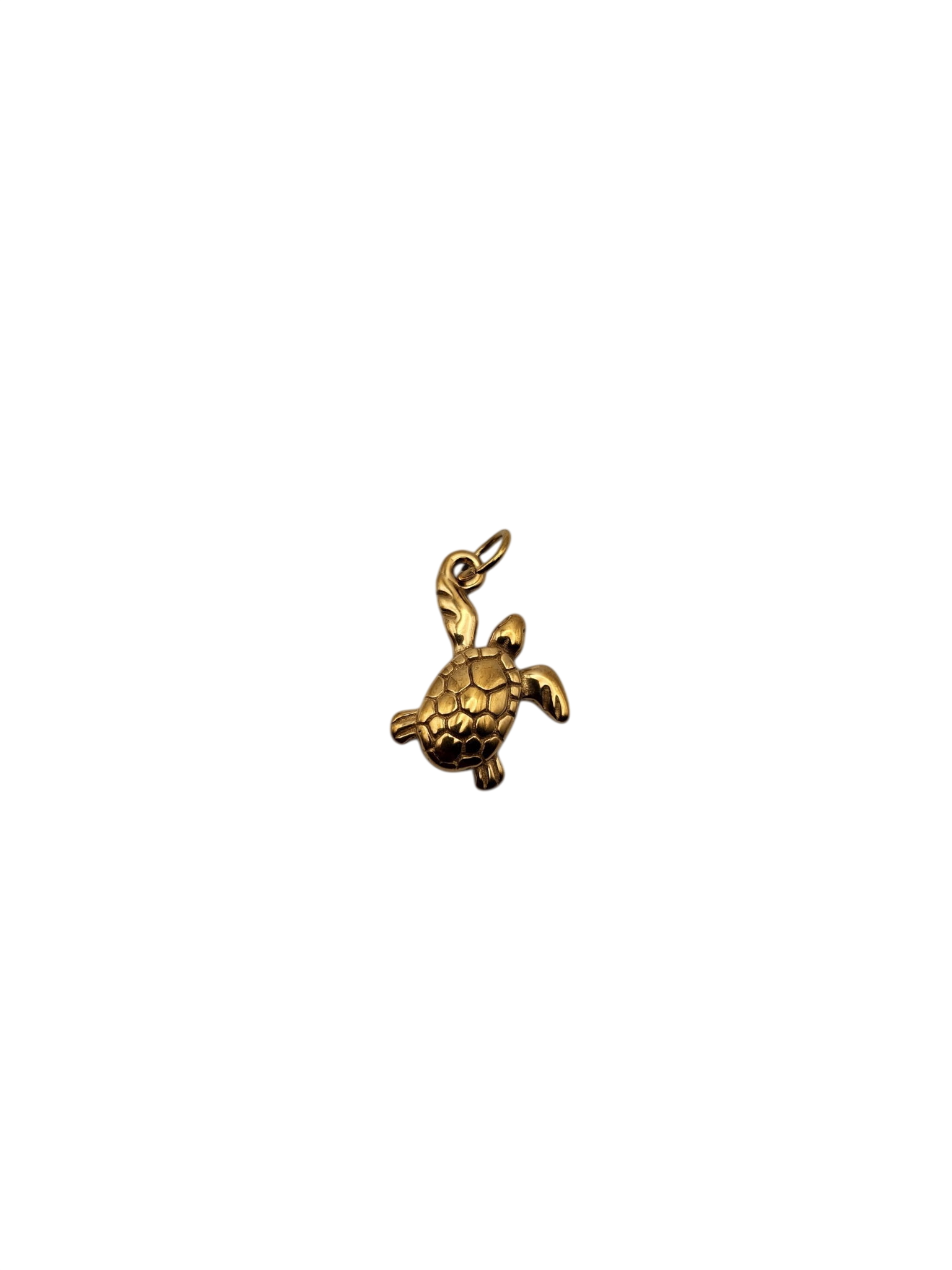 Gold Sea Turtle Charm