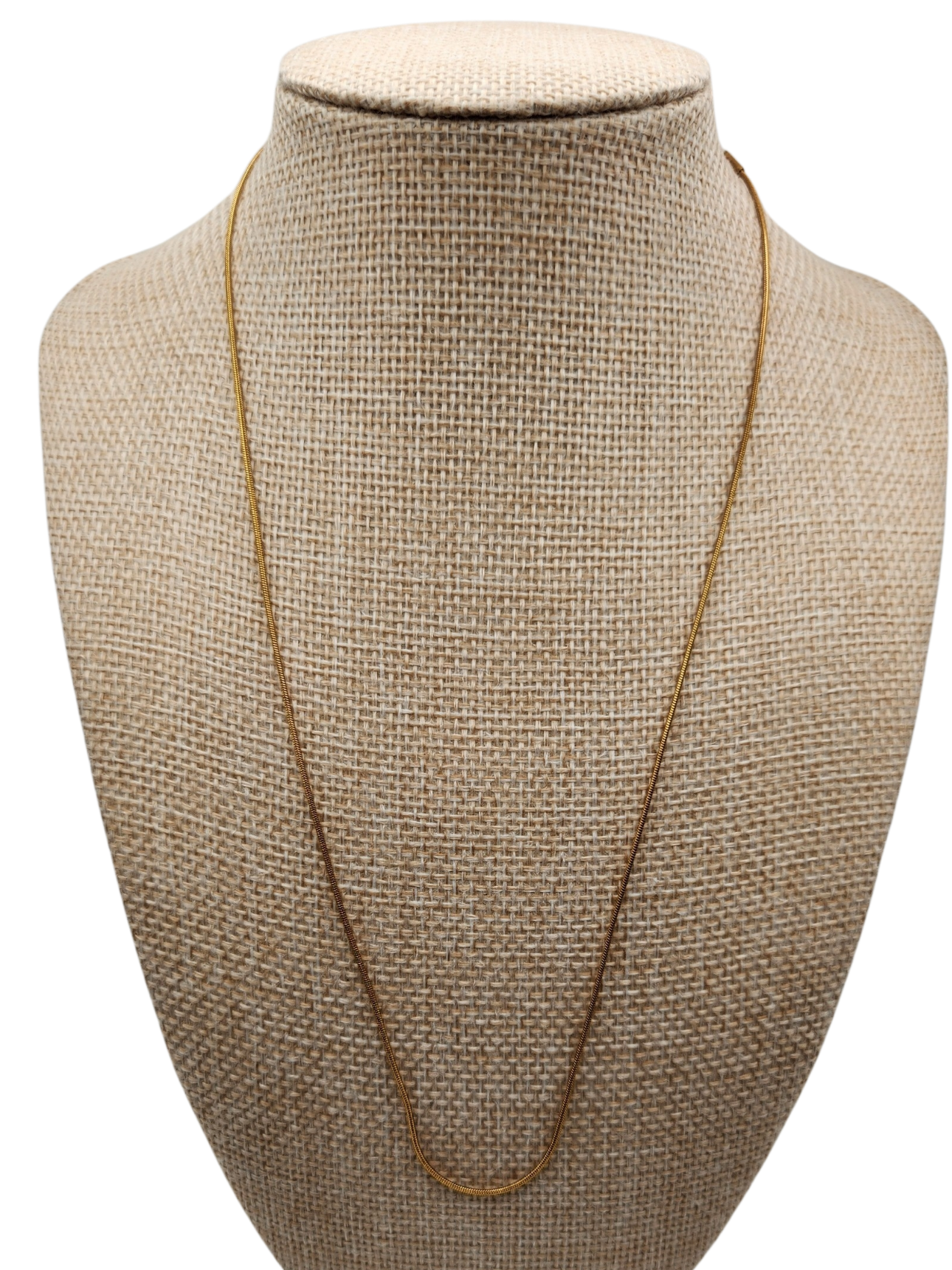 Round Snake Chain Necklace