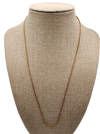 Round Snake Chain Necklace