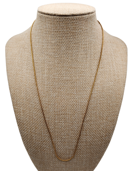 Round Snake Chain Necklace