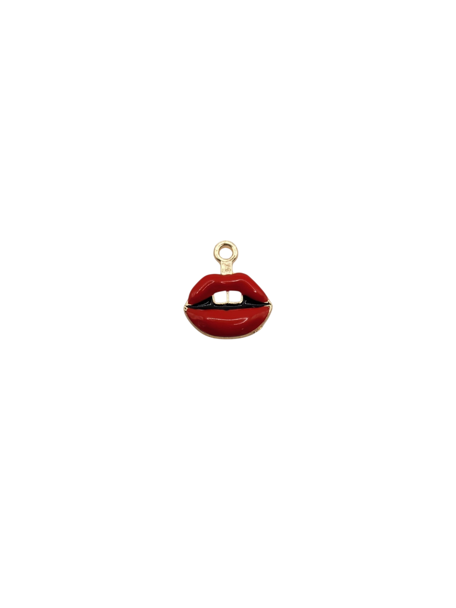 Lips with Teeth Charm