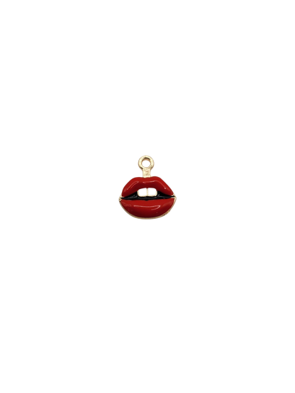 Lips with Teeth Charm