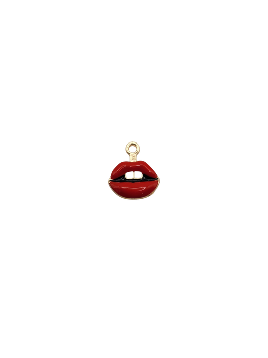 Lips with Teeth Charm