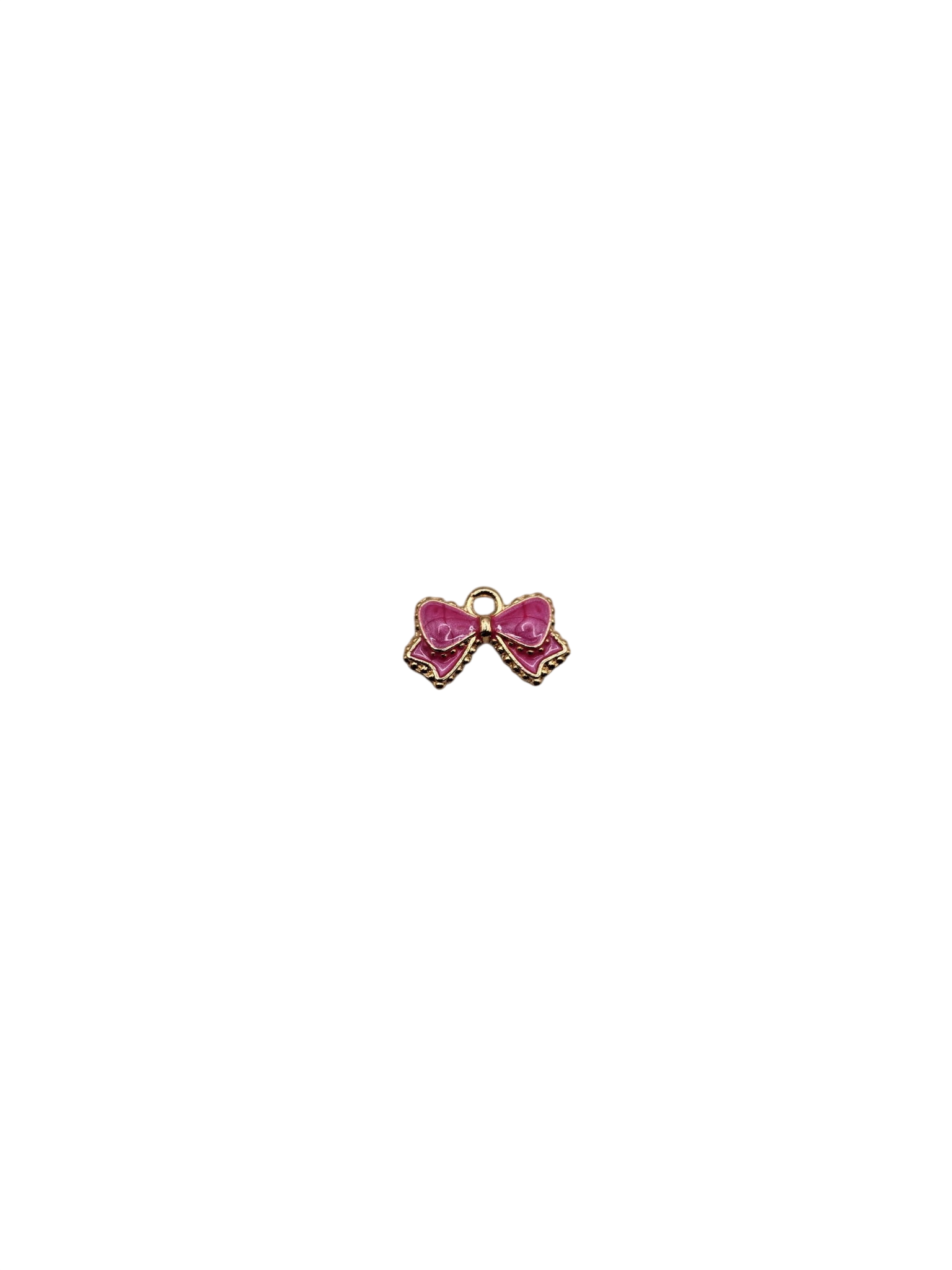 Pink Bow Charm