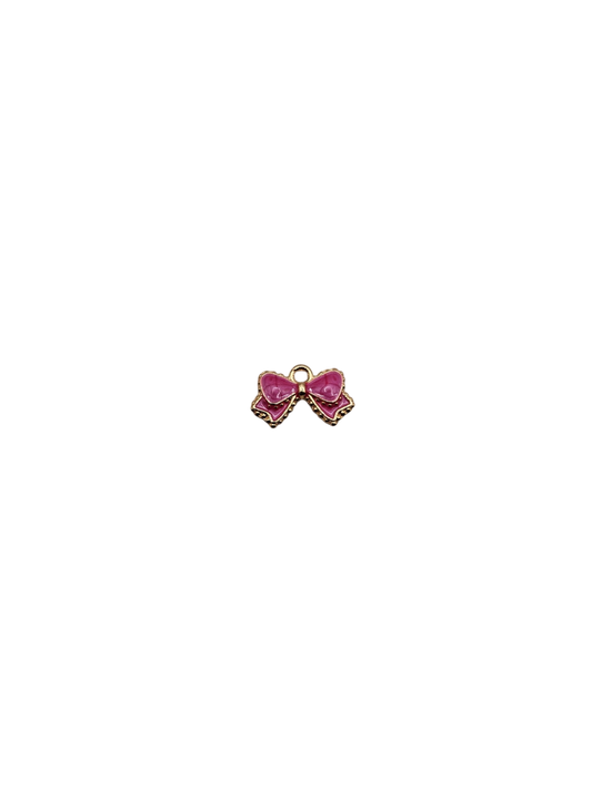 Pink Bow Charm
