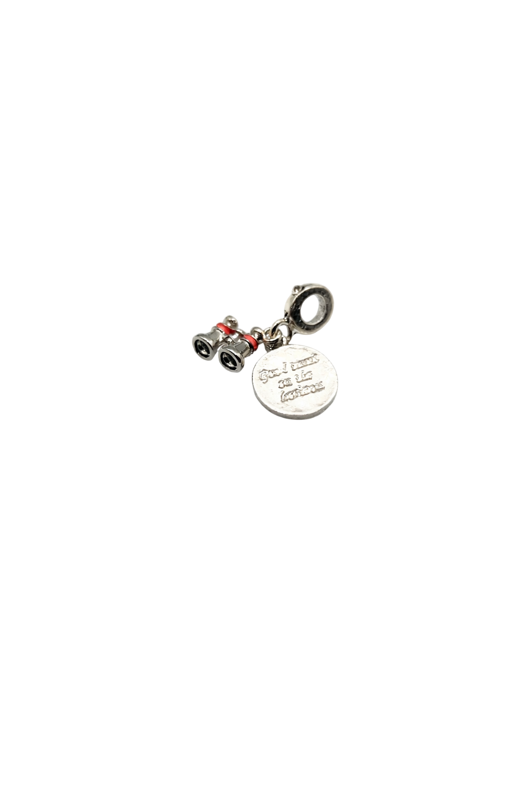 Binoculars with "Good Times on the Horizon" Medallion Charm