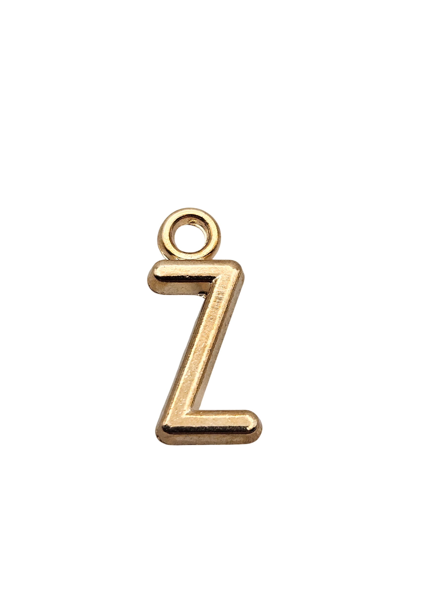 Gold Letter Charm