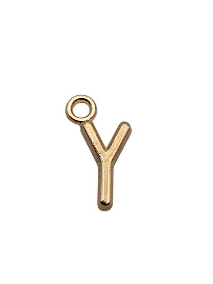 Gold Letter Charm
