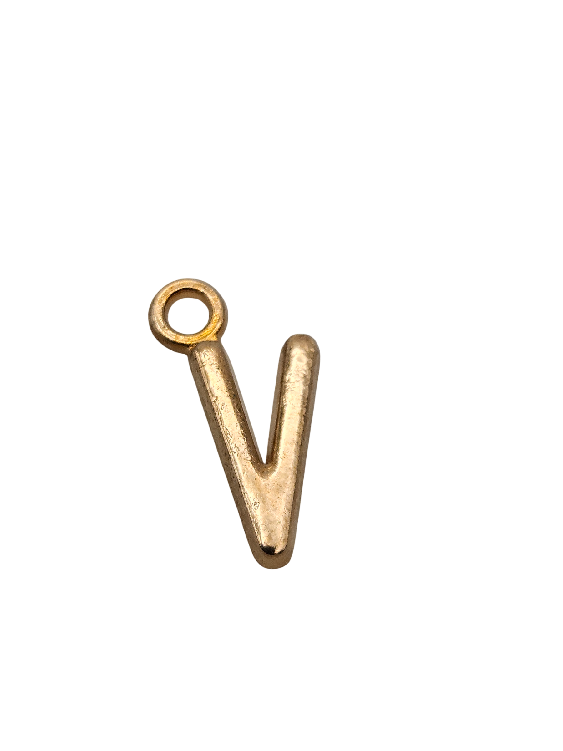 Gold Letter Charm