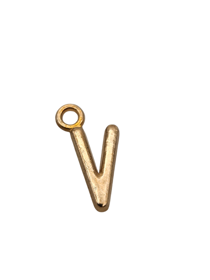Gold Letter Charm