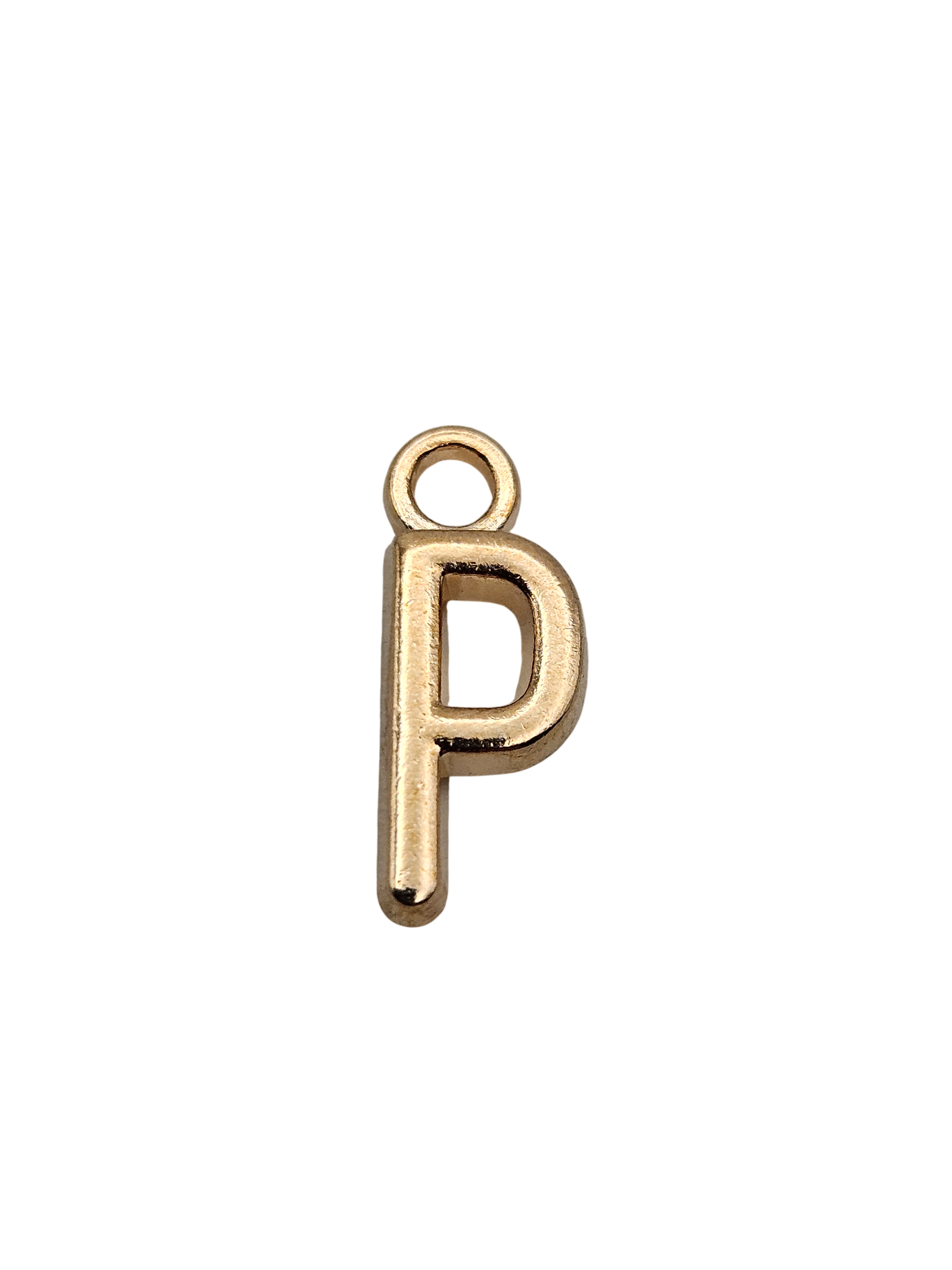 Gold Letter Charm