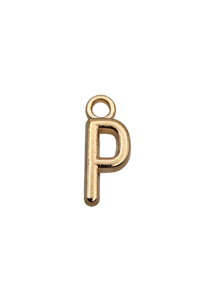 Gold Letter Charm