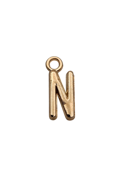 Gold Letter Charm