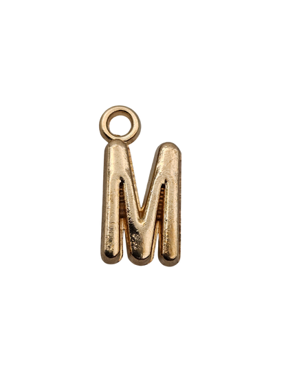 Gold Letter Charm