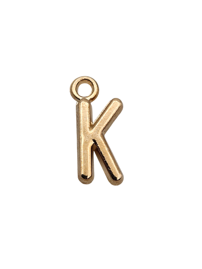 Gold Letter Charm