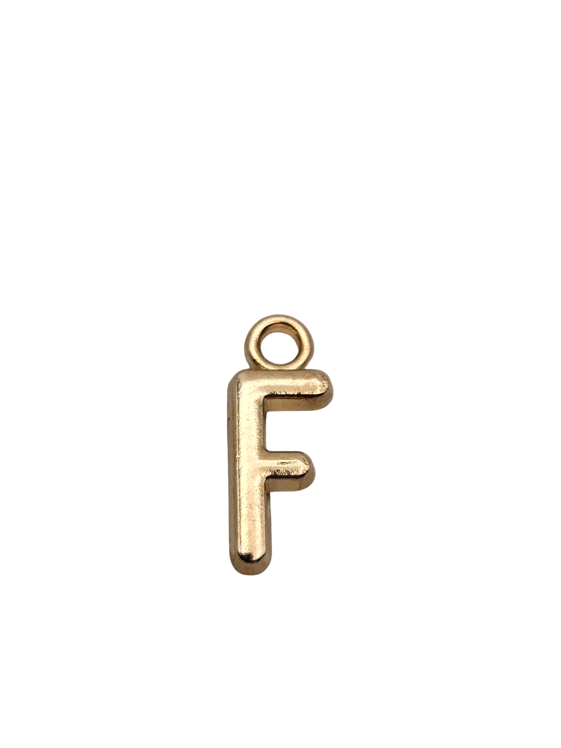 Gold Letter Charm