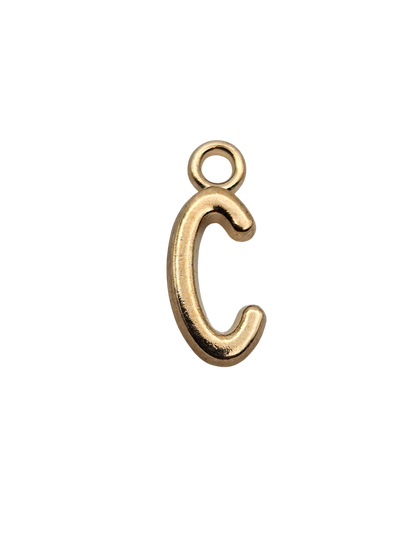Gold Letter Charm