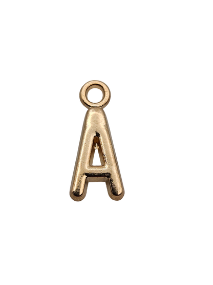 Gold Letter Charm