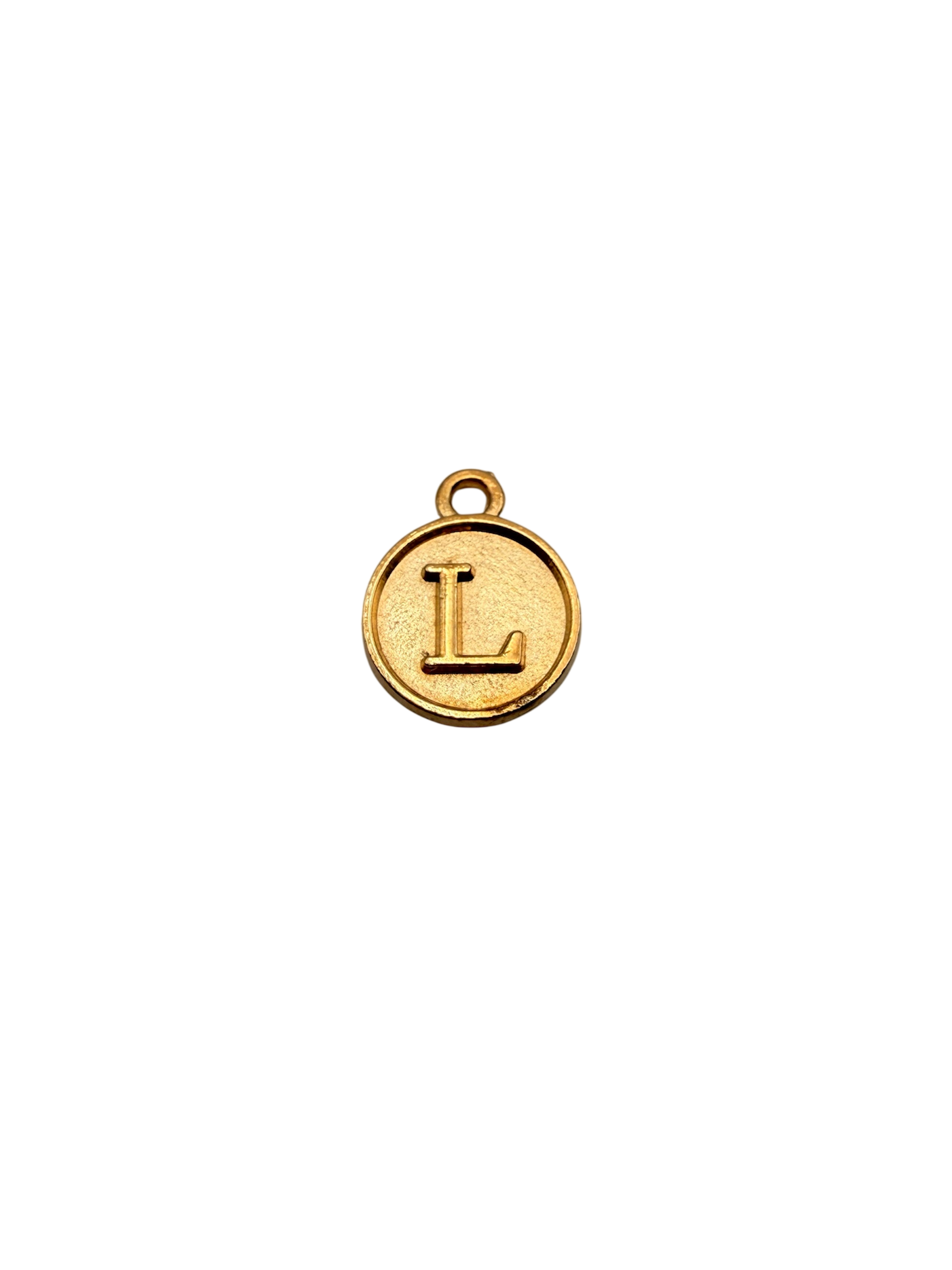 Encircled Letter Charm