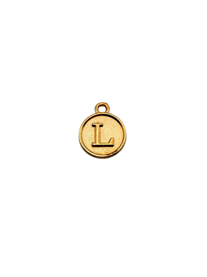Encircled Letter Charm