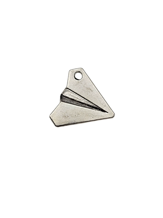 Paper Airplane Charm
