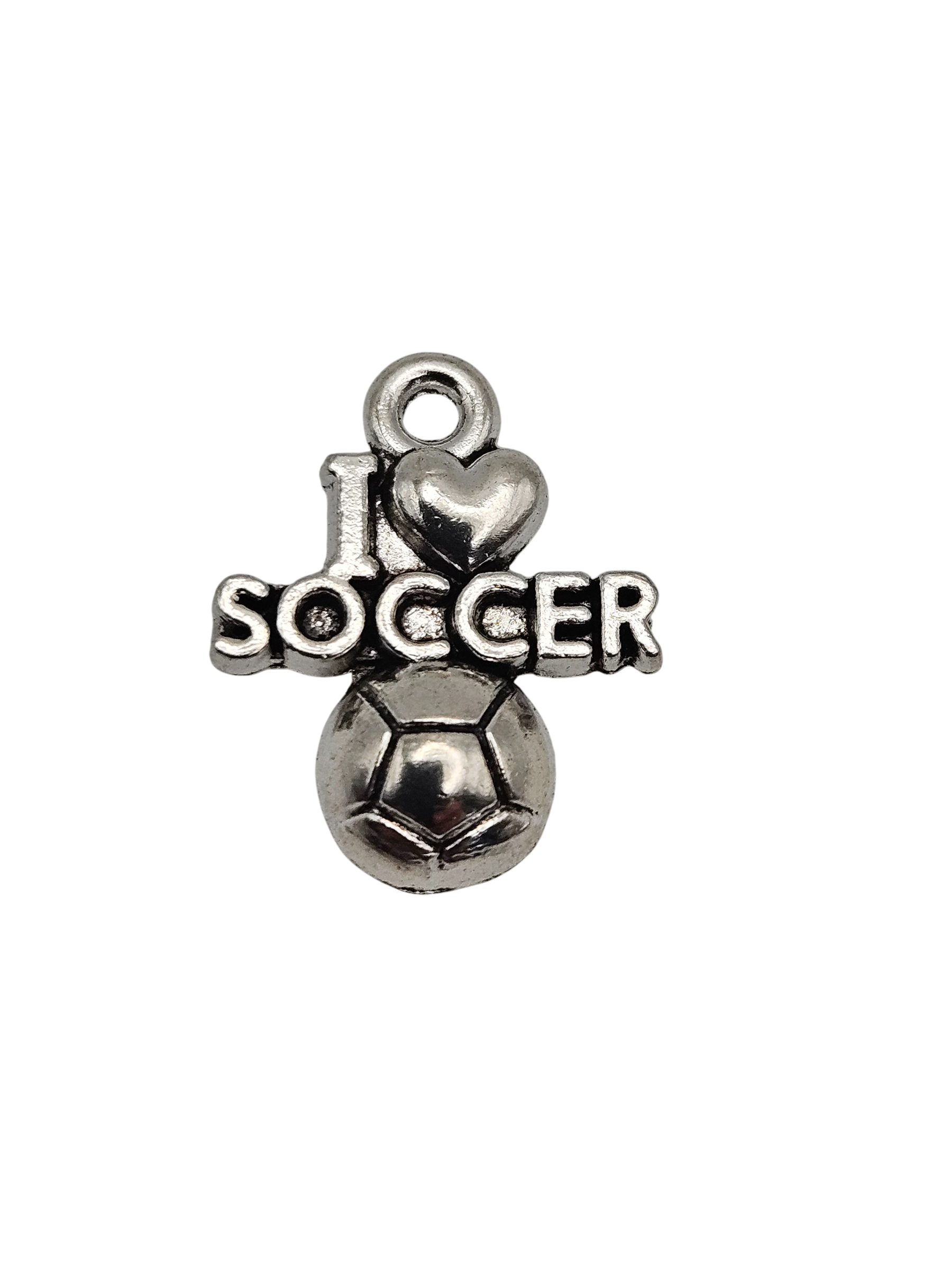 "I Love Soccer" Charm