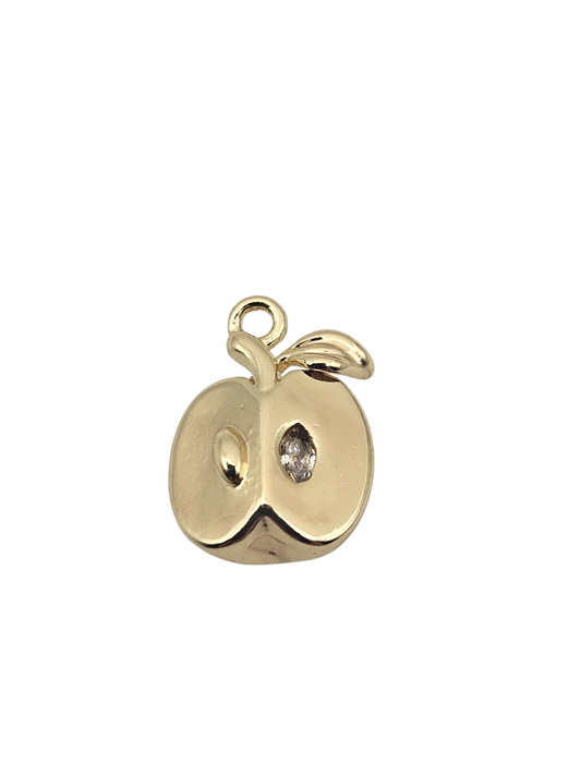 Bitten Apple Charm