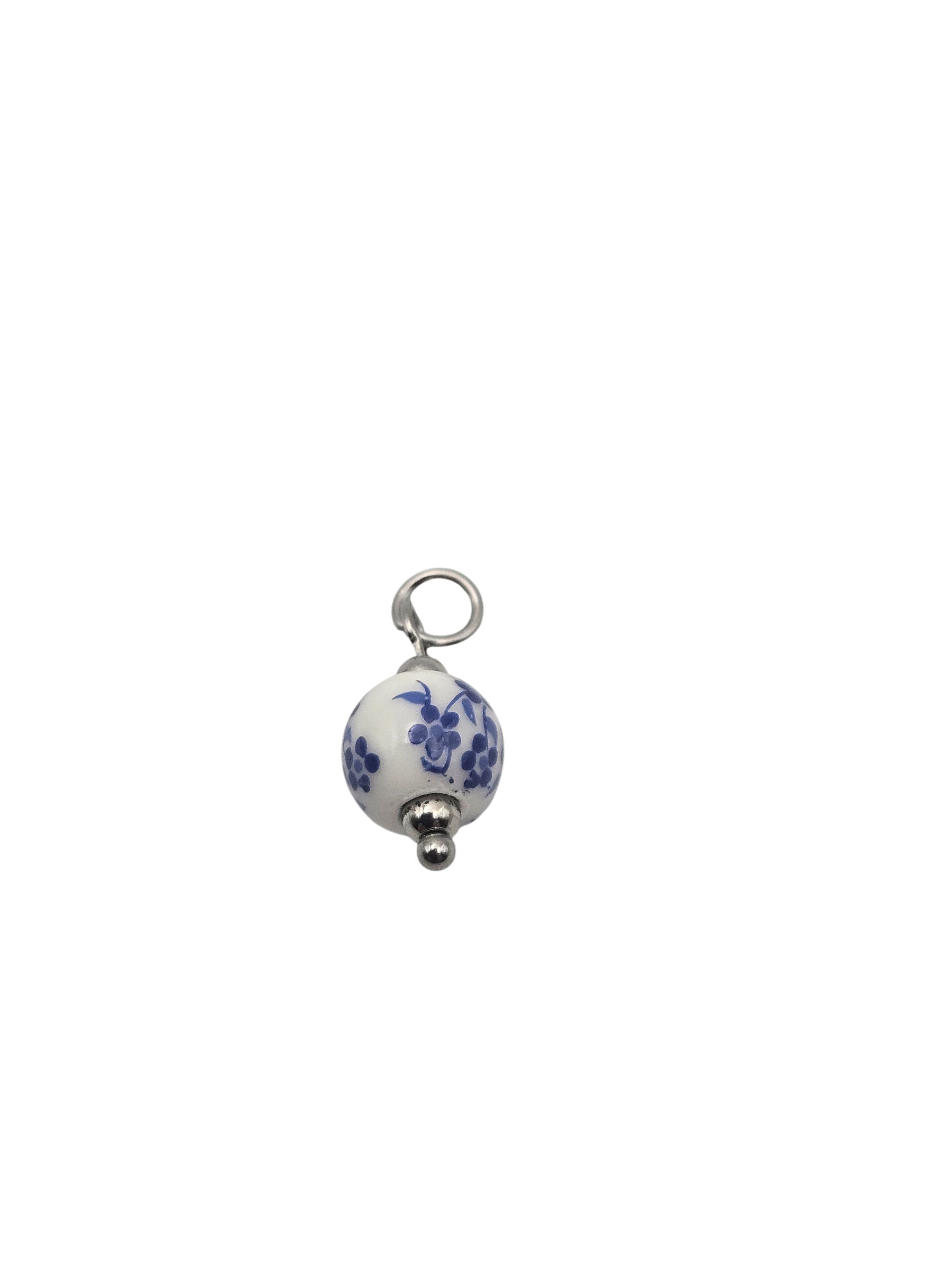 Ceramic Flower Bead Charm