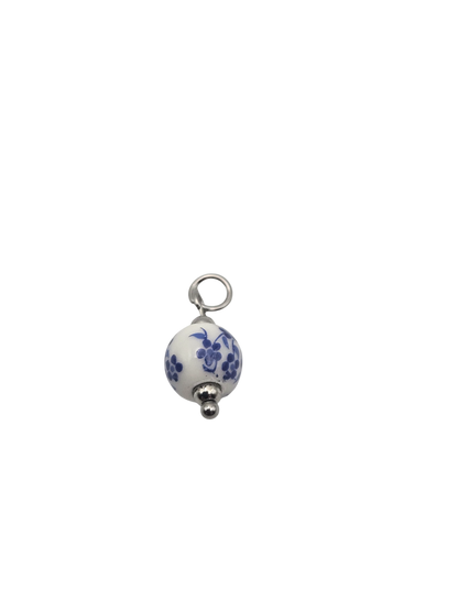 Ceramic Flower Bead Charm
