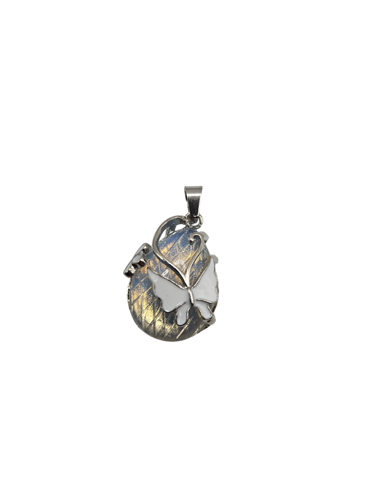 Opal Butterfly Charm