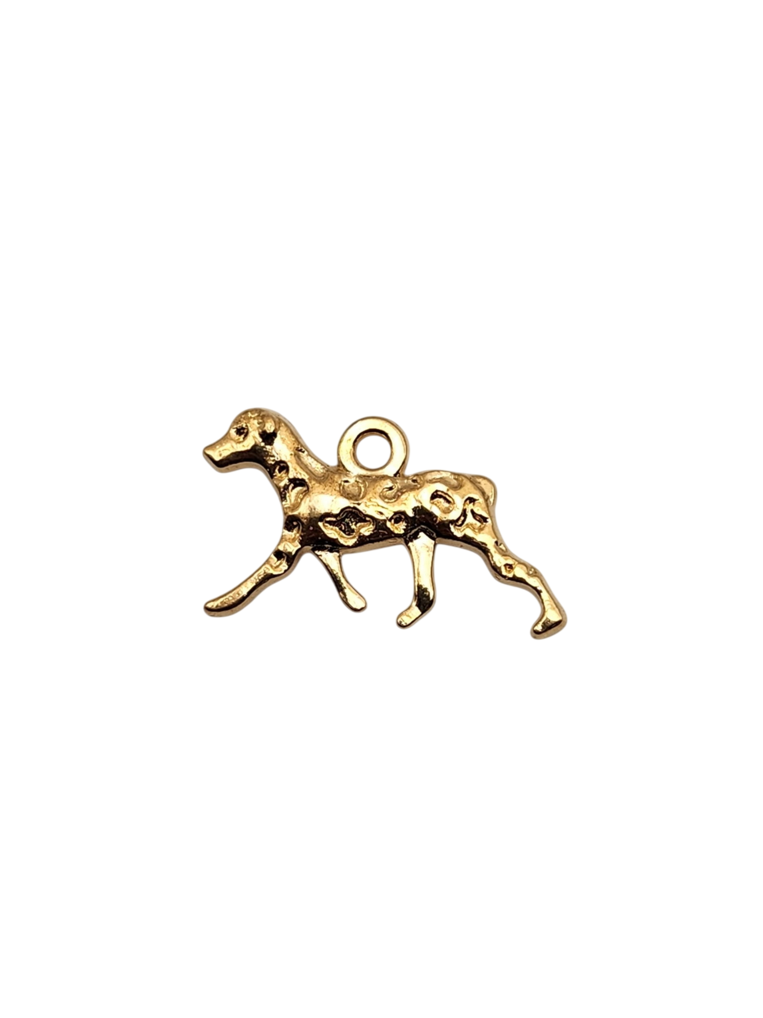 Gold Dog Charm