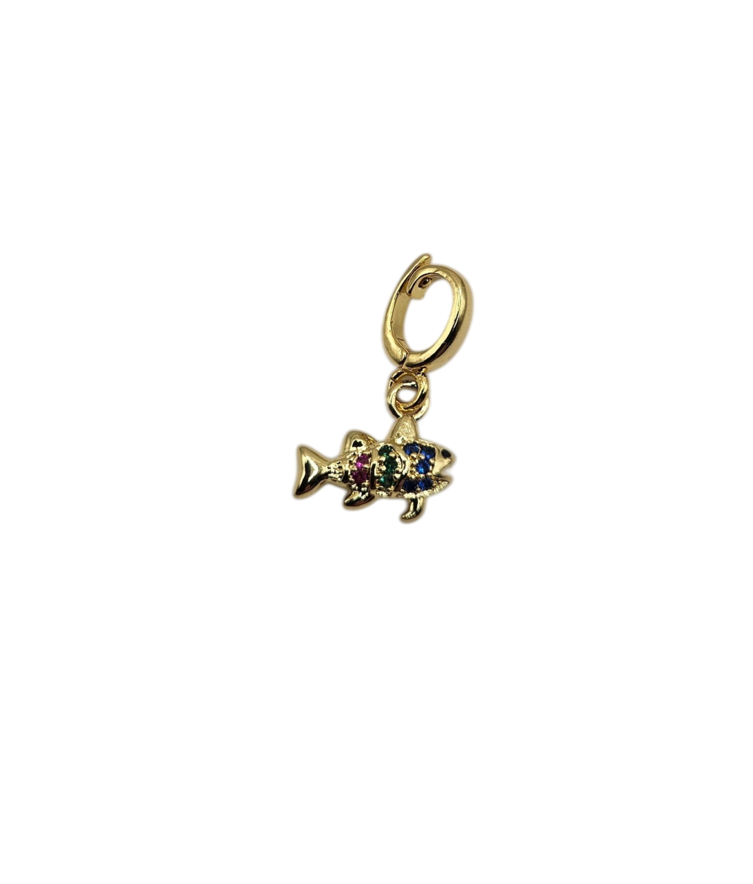 Bejeweled Fish Charm