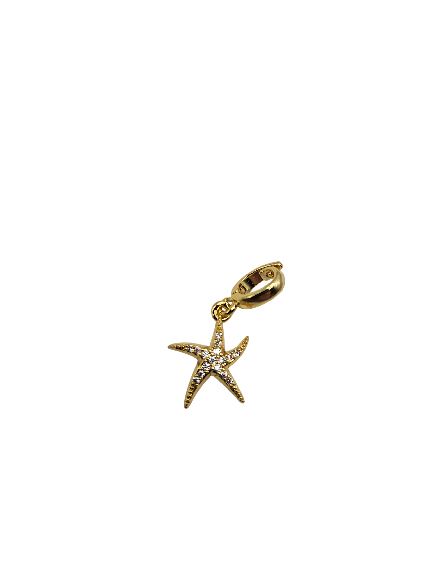 Bejeweled Starfish Charm