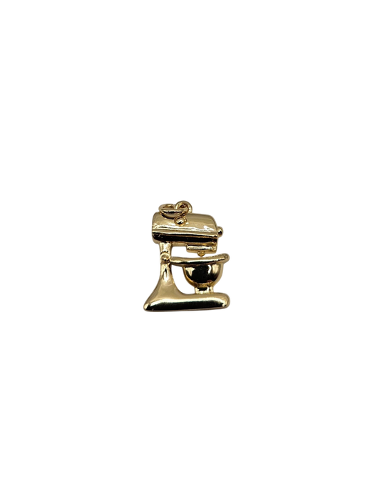 Gold Baking Mixer Charm